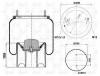 S&amp;K GMBH SK8608KP01 SK8608KP01_Пневмоподушка со стаканом (пластик) (2шп.M12x1.75, 1шп.шт.M12x1.5,низ.2отв.)