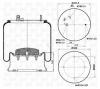 S&amp;K GMBH SK-902K-01 Пневмоподушка со стаканом (металл) 1шп.M12 2шп-шт.M16+M16/24 Порш. сталь 4отв.M12