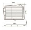 S&amp;K GMBH SKAF1361 Фильтр воздушный