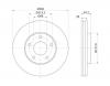 S&amp;K GMBH SKBD1003 Диск тормозной передний вентилируемый