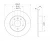S&amp;K GMBH SKBD1021 Диск тормозной задний