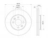 S&amp;K GMBH SKBD1026 Диск тормозной передний вентилируемый