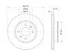 S&amp;K GMBH SKBD1048 Диск тормозной передний вентилируемый