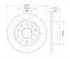 S&amp;K GMBH SKBD1051 Диск тормозной задний