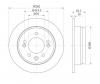 S&amp;K GMBH SKBD1053 Диск тормозной задний