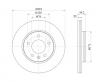 S&amp;K GMBH SKBD1054 Диск тормозной задний вентилируемый