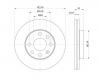 S&amp;K GMBH SKBD1055 Диск тормозной передний вентилируемый