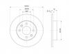S&amp;K GMBH SKBD1067 Диск тормозной передний