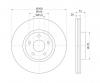 S&amp;K GMBH SKBD1069 Диск тормозной передний вентилируемый