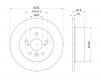 S&amp;K GMBH SKBD1076 Диск тормозной задний