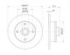 S&amp;K GMBH SKBD1077 Диск тормозной задний