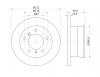 S&amp;K GMBH SKBD1080 Диск тормозной задний