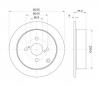 S&amp;K GMBH SKBD1092 Диск тормозной задний