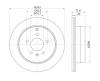 S&amp;K GMBH SKBD1100 Диск тормозной задний вентилируемый