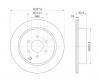 S&amp;K GMBH SKBD1103 Диск тормозной задний вентилируемый