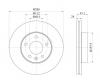 S&amp;K GMBH SKBD1122 Диск тормозной передний вентилируемый