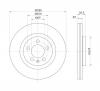 S&amp;K GMBH SKBD1123 Диск тормозной передний вентилируемый