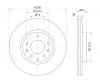 S&amp;K GMBH SKBD1136 Диск тормозной передний вентилируемый
