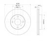 S&amp;K GMBH SKBD1139 Диск тормозной передний вентилируемый