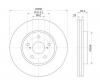 S&amp;K GMBH SKBD1140 Диск тормозной передний вентилируемый