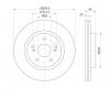 S&amp;K GMBH SKBD1145 Диск тормозной передний вентилируемый