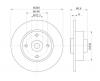 S&amp;K GMBH SKBD1155 Диск тормозной задний