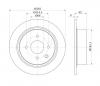 S&amp;K GMBH SKBD1156 Диск тормозной задний