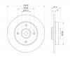 S&amp;K GMBH SKBD1160 Диск тормозной задний без подш.