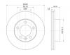 S&amp;K GMBH SKBD1165 Диск тормозной передний вентилируемый