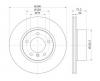 S&amp;K GMBH SKBD1166 Диск тормозной передний вентилируемый