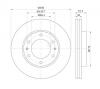 S&amp;K GMBH SKBD1172 Диск тормозной передний вентилируемый