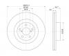 S&amp;K GMBH SKBD1177 Диск тормозной передний вентилируемый
