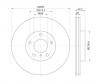 S&amp;K GMBH SKBD1179 Диск тормозной передний вентилируемый