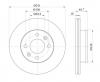 S&amp;K GMBH SKBD1180 Диск тормозной передний вентилируемый