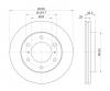 S&amp;K GMBH SKBD1188 Диск тормозной передний вентилируемый