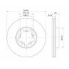 S&amp;K GMBH SKBD1189 Диск тормозной перед. вентилируемый