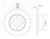 S&amp;K GMBH SKBD1210 Диск тормозной задний