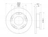 S&amp;K GMBH SKBD1221 Диск тормозной задний