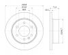 S&amp;K GMBH SKBD1222 Диск тормозной задний