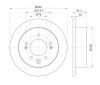 S&amp;K GMBH SKBD1230 Диск тормозной задний