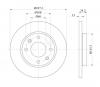 S&amp;K GMBH SKBD1237 Диск тормозной передний