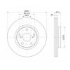 S&amp;K GMBH SKBD1238 Диск тормозной перед. вентилируемый