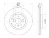 S&amp;K GMBH SKBD1261 Диск тормозной передний вентилируемый