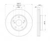 S&amp;K GMBH SKBD1272 Диск тормозной передний вентилируемый
