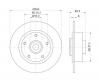 S&amp;K GMBH SKBD1285 Диск тормозной задний без подш.