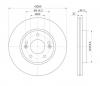 S&amp;K GMBH SKBD1322 Диск тормозной передний