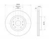S&amp;K GMBH SKBD1335 Диск тормозной передний вентилируемый