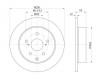 S&amp;K GMBH SKBD1384 Диск тормозной задний