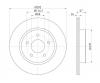 S&amp;K GMBH SKBD1453 Диск тормозной задний
