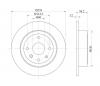 S&amp;K GMBH SKBD1455 Диск тормозной задний